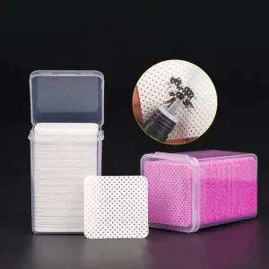 Non Woven Nail Polish Remover Extension Glue Wipes Lint Free Eyelash Glue Cleaning Cotton Pads