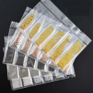 Metal Studs Mixed 6 Sizes Nail Ball Decoration Nail Art Steel Beads