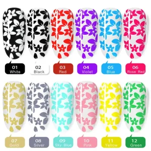 UV Printing Oil Glue for Nail Template Stamp Nail Art Polish Gel for Nail Stamping
