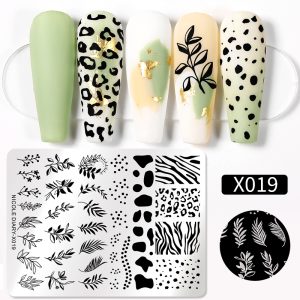 NICOLE DIARY-X019 Nail Stamping Plate