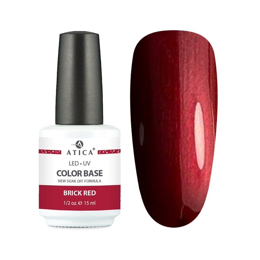 89403 Color Base Gel Кирпично-красный (смывается) 15 мл