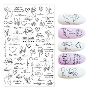 3D Nail Decals 03