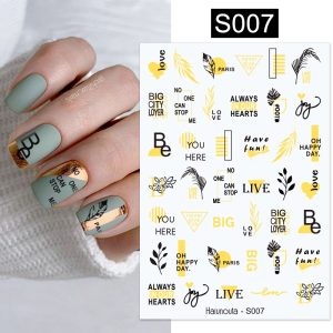 Harunouta 3D Nail Sticker S007