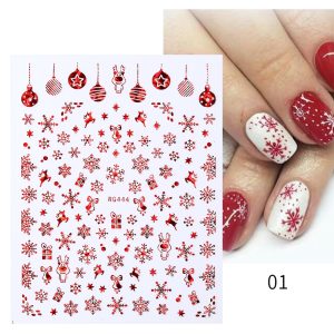 Christmas 3D Nail Sticker 01