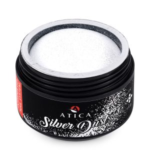 Gel powder with diamond dust Silver Dust 30 gram.