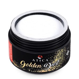 Gel powder with golden glitters Golden Dust 30 gram.