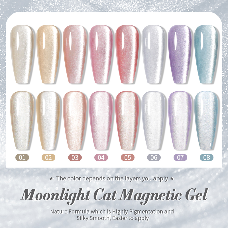 BORN PRETTY Магнитный гель-лак Moonlight Cat, 10 мл — изображение 5