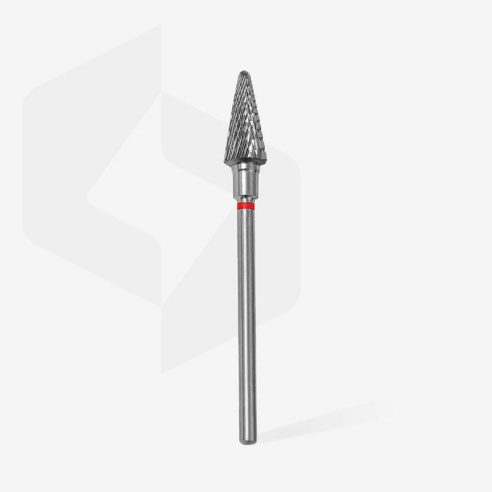 Carbide nail drill bit cone red EXPERT head diameter 6 mm / working part 14 mm - Image 2