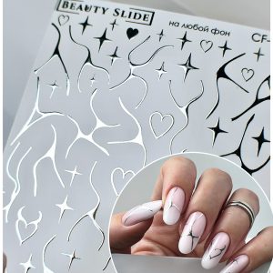 Water decals Beauty Slide CF-080 (silver)