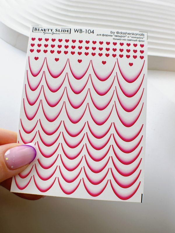 Water decals Beauty Slide WB-104