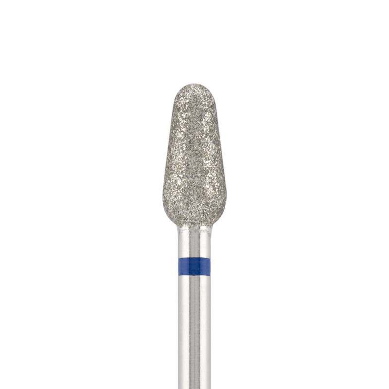 Diamond bit "rounded drop" blue, L- 10,0 mm, Ø4,6 mm - Image 2