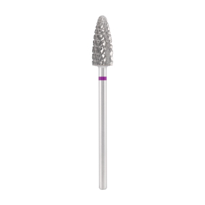 Tungsten carbide bit "corn" violet, L-15,0 mm, Ø6,0 mm