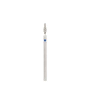 Diamond bit "flame" safe blue, L- 10,0 mm, Ø2,3 mm