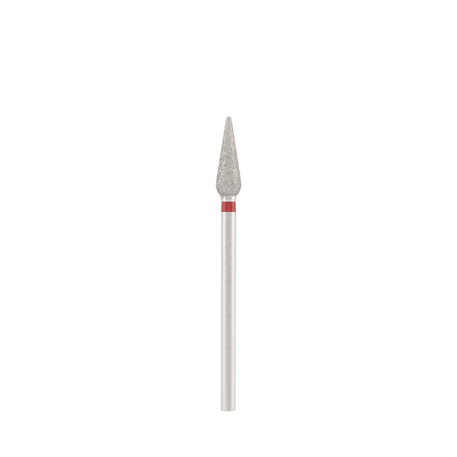 Diamond bit "sharp drop" red, L- 12,0 mm, Ø4,0 mm