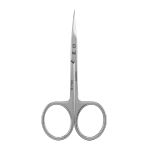 Professional scissors for cuticle, mirror polishing, L-99 mm, blades 22 mm