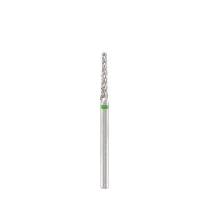 Tungsten carbide bit "cone", green, L-15,0 mm, Ø3,0 mm