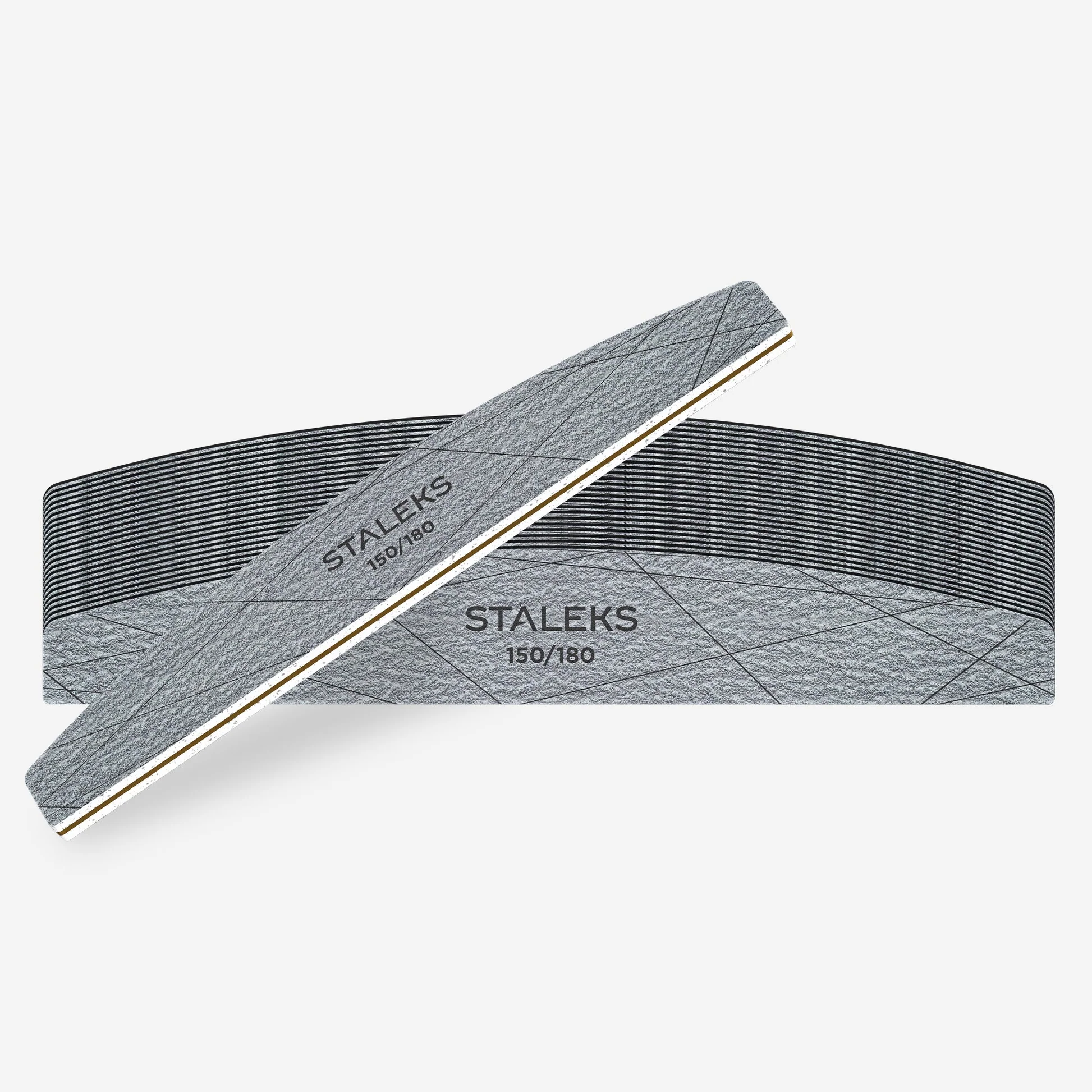 STALEKS SMART 40 Mineral nail file crescent 150/180 grit (25 pcs). - Image 3