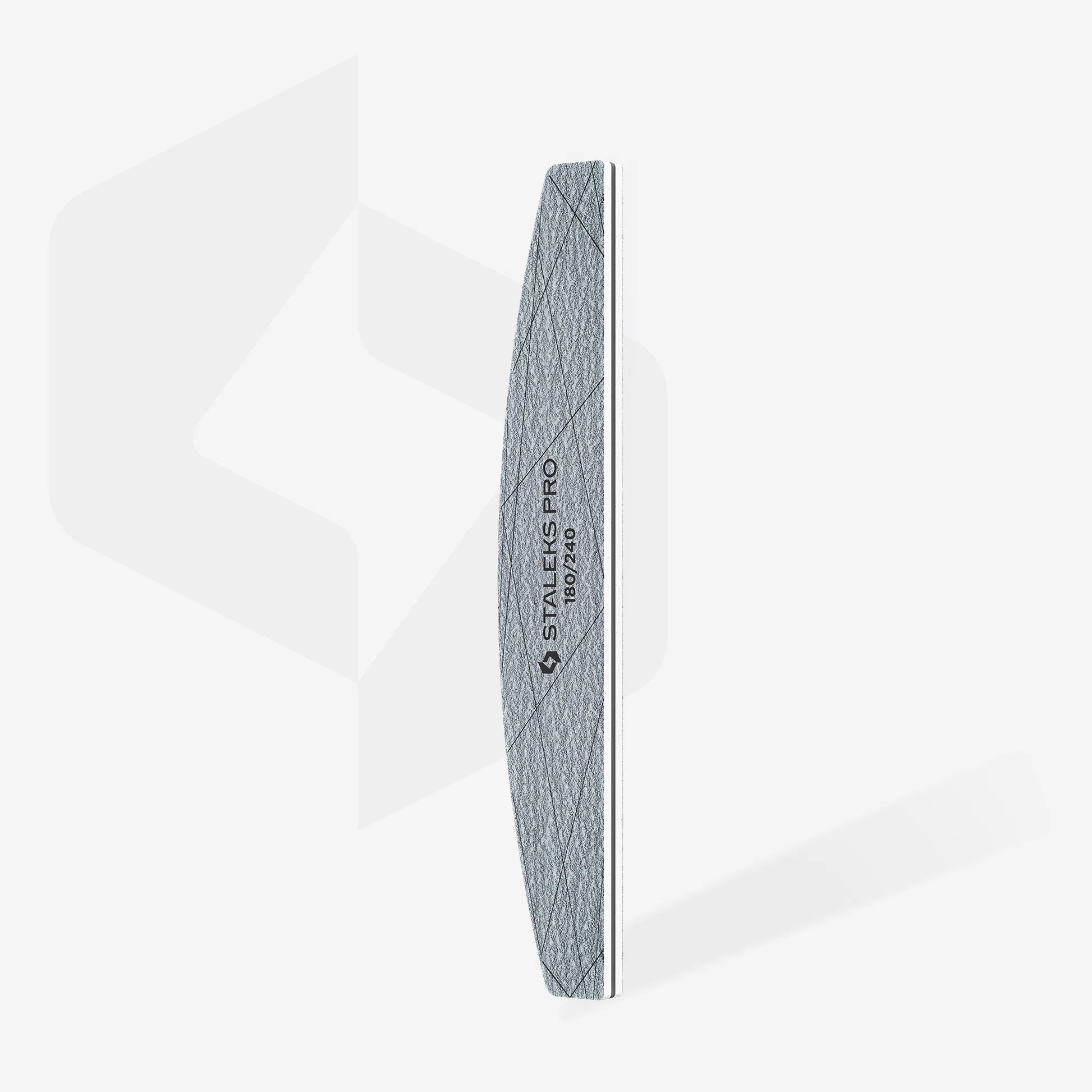 STALEKS SMART 40 Crescent mineral nail file, 180/240 grit (25 pc). - Image 2