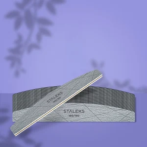 STALEKS SMART 40 Mineral nail file crescent 180/180 grit (25 pcs).