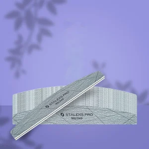 STALEKS SMART 40 Crescent mineral nail file, 180/240 grit (25 pc).
