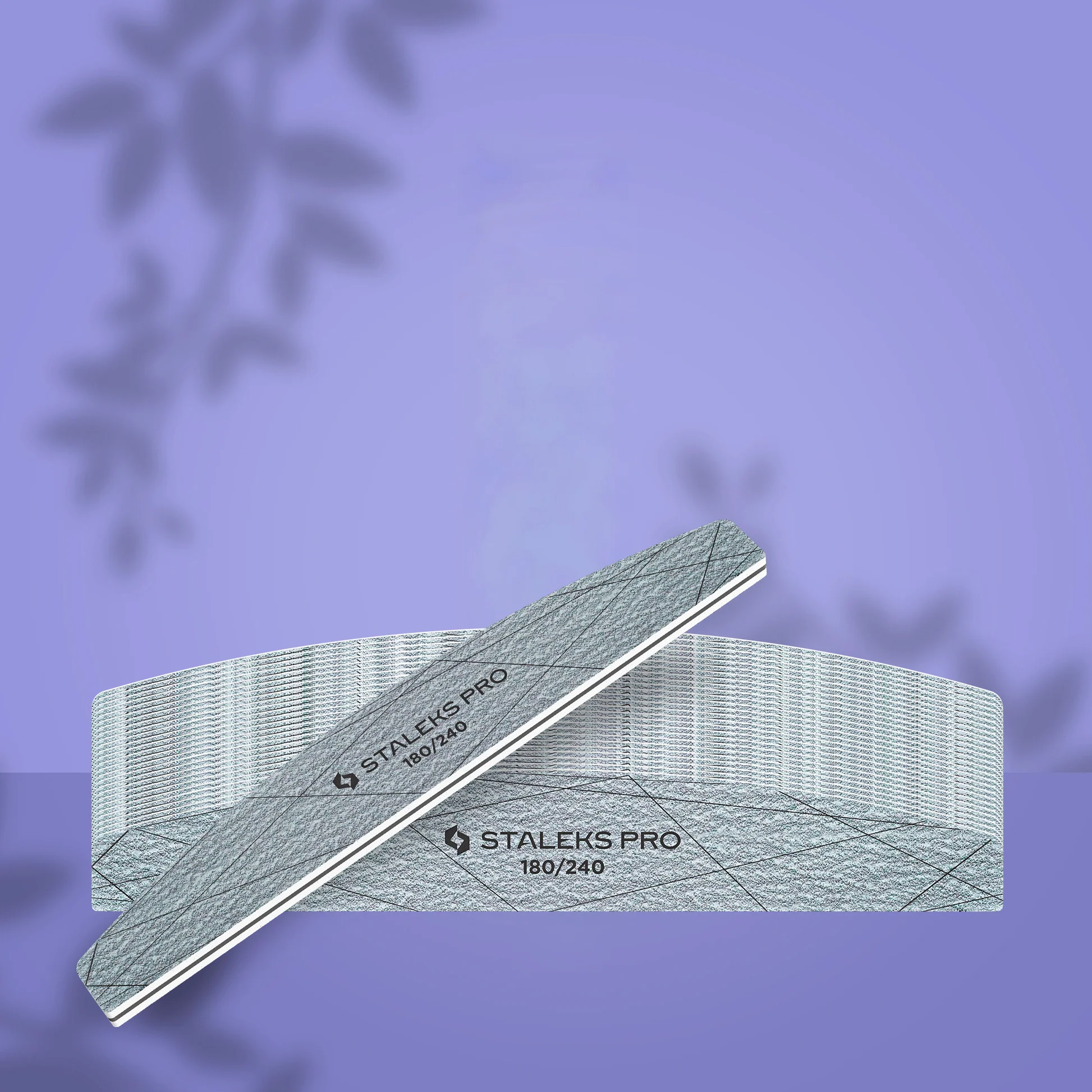 STALEKS SMART 40 Crescent mineral nail file, 180/240 grit (25 pc).